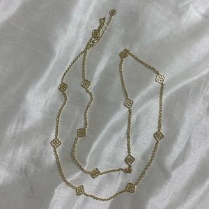 Kendra Scott Devalyn Gold Long Strand Necklace